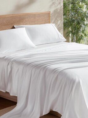 LASTCHANCE Bedsure Queen Cooling Fitted Sheets – Bamboo-Derived Rayon | Set of 2